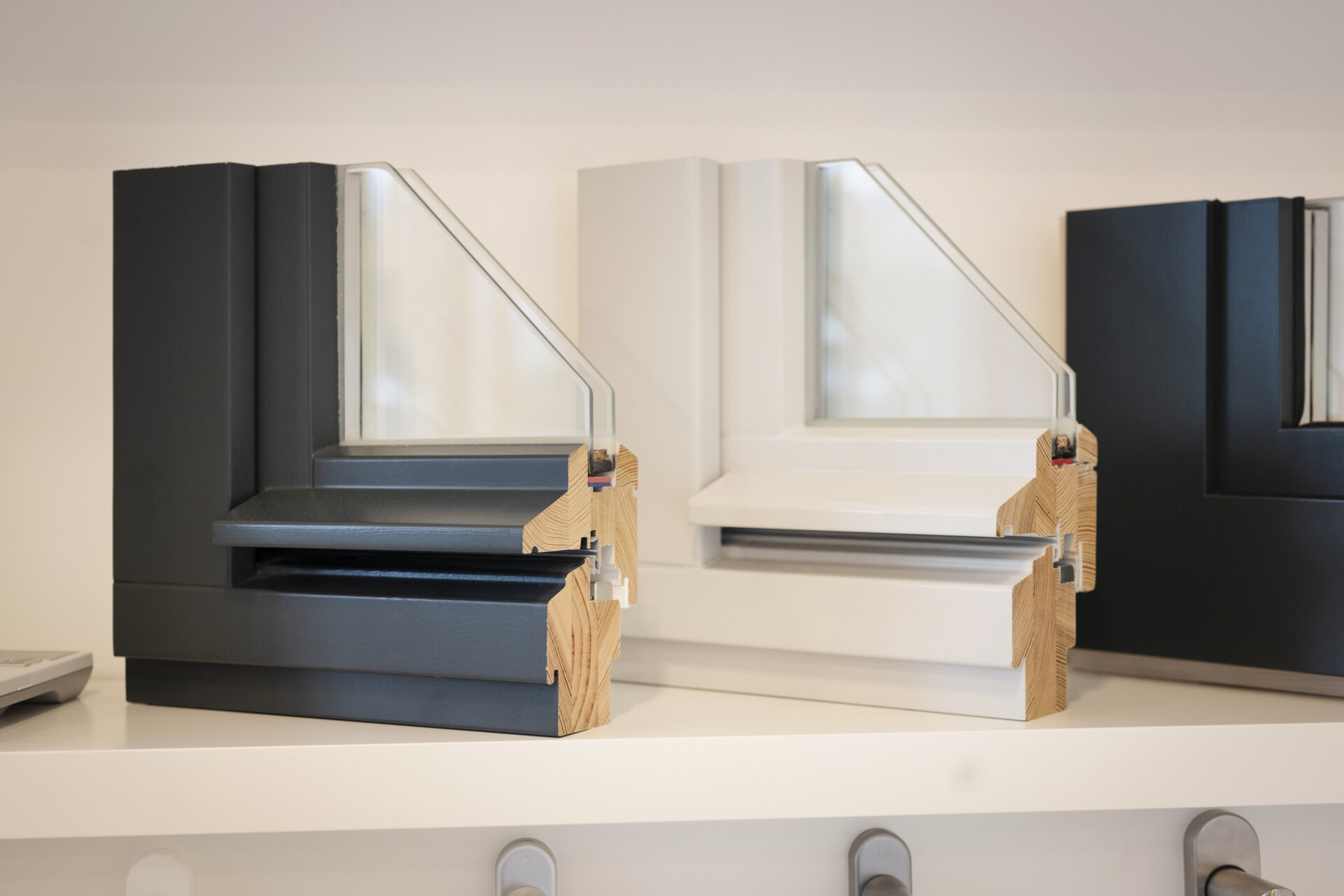 Ausstellung Tischlerei Berg Fensterrahmen