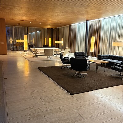 Kanzlerbungalow Bonn Sanierung Deckenpaneele (6)