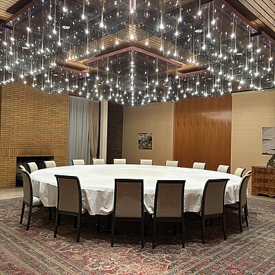 Kanzlerbungalow Bonn Sanierung Deckenpaneele (7)